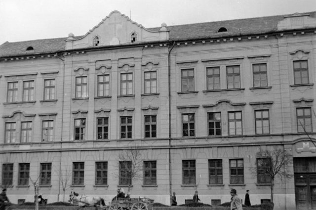Hódmezővásárhely, Andrássy út 15., Új Zárda épülete-1954 (Forrás: Fortepan/Németh Tamás)
